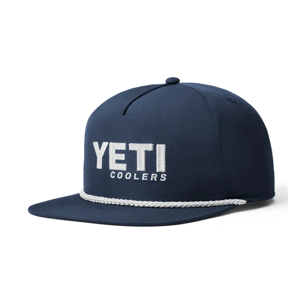 Flat Brim Rope Navy Hat Yeti