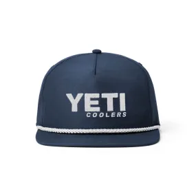 Flat Brim Rope Navy Hat Yeti