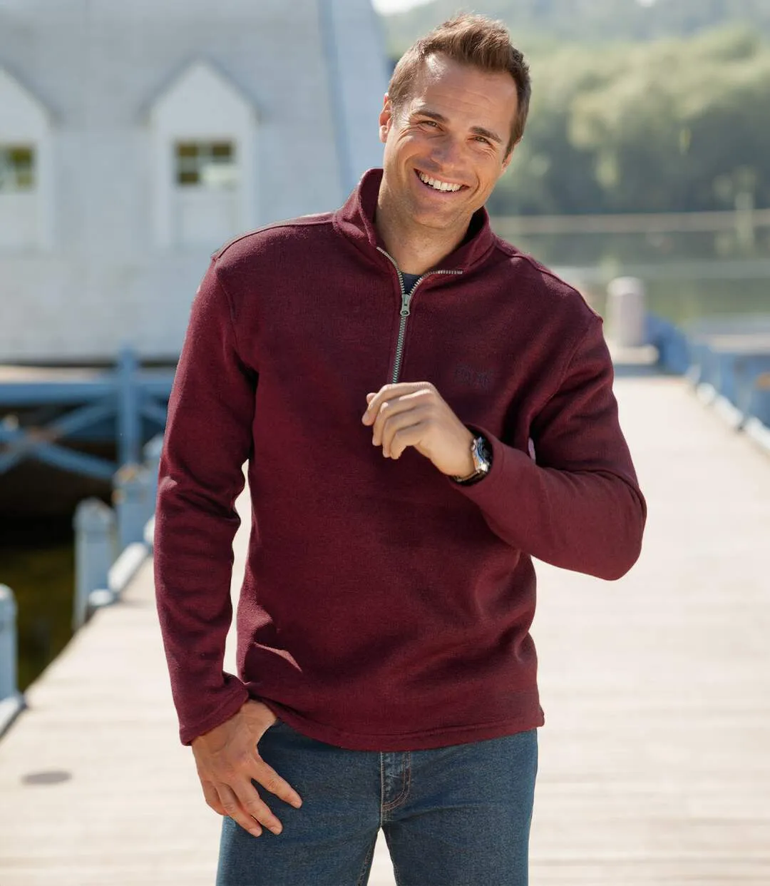 4-Pack Men's Brushed Fleece Sweaters