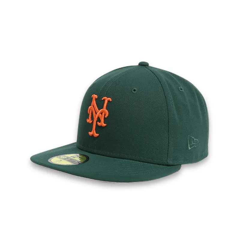 New York Mets Green Men's Fitted Cap