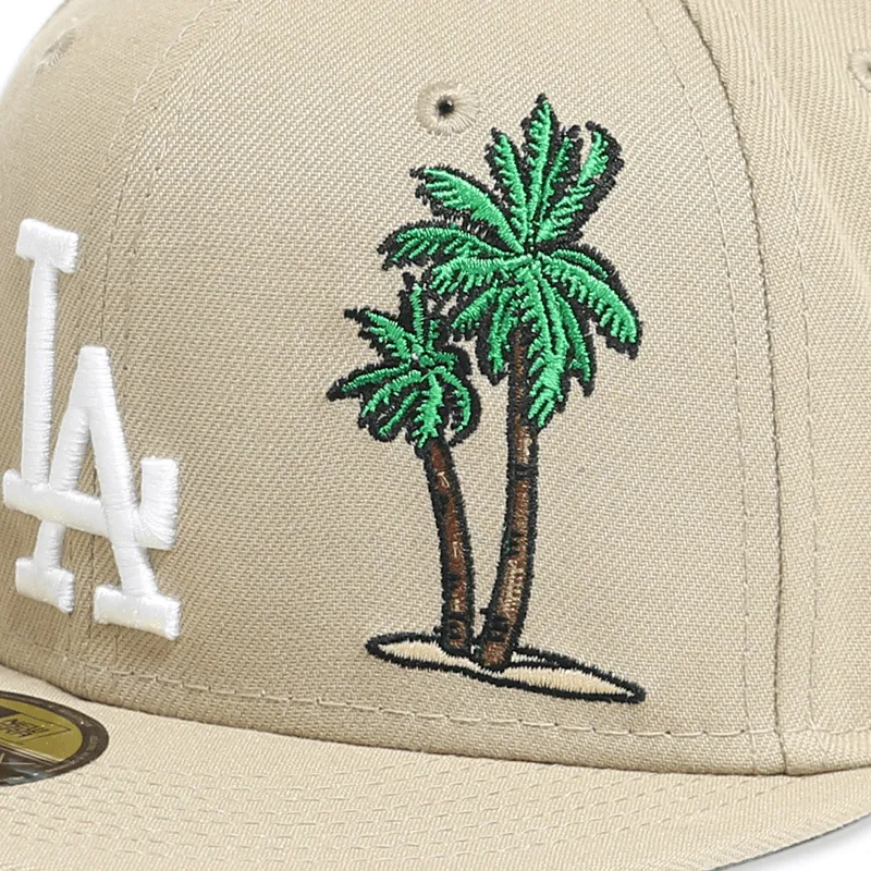 Los Angeles Dodgers 50Th Anniversary Brown Fitted Cap