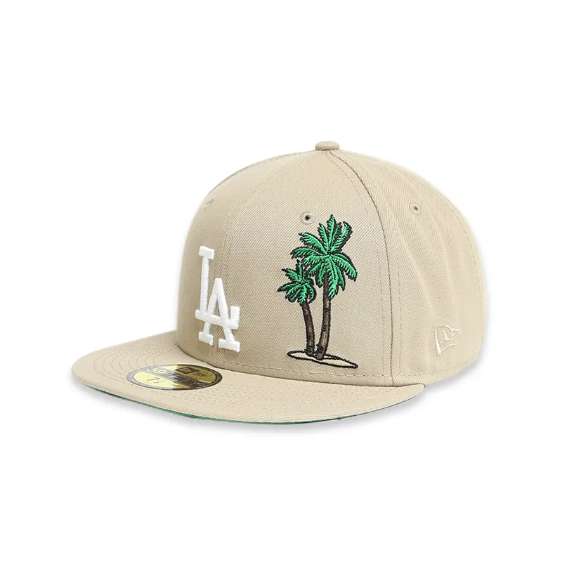 Los Angeles Dodgers 50Th Anniversary Brown Fitted Cap