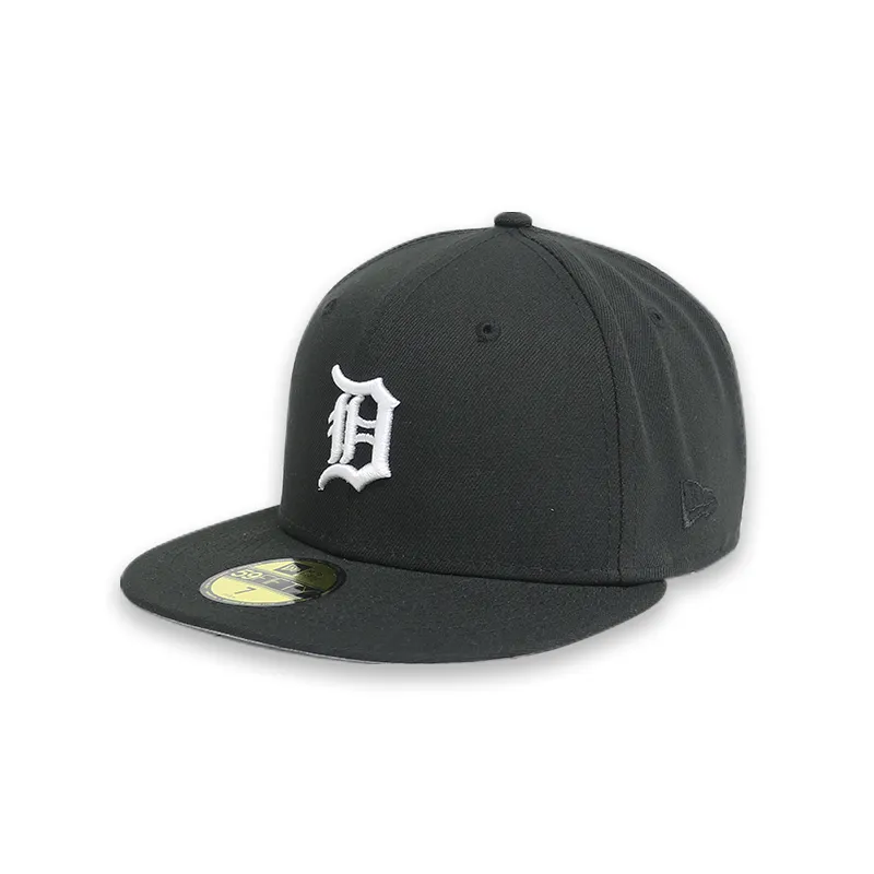 Detroit Tigers 84 WS Black Fitted Baseball Cap