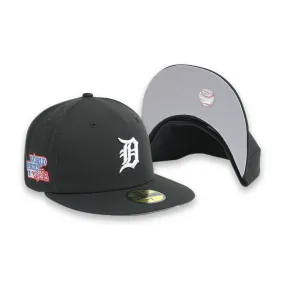 Detroit Tigers 84 WS Black Fitted Baseball Cap