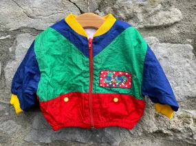 80s vintage red rugby jacket for baby 3-6 months (62-68cm)