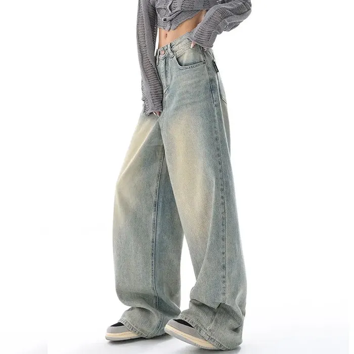 90's Light Wash Baggy Jeans