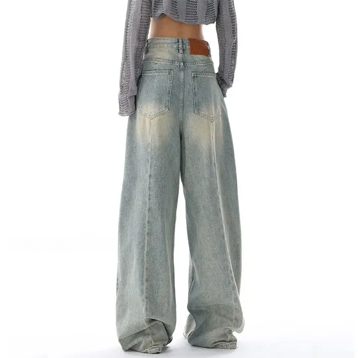 90's Light Wash Baggy Jeans