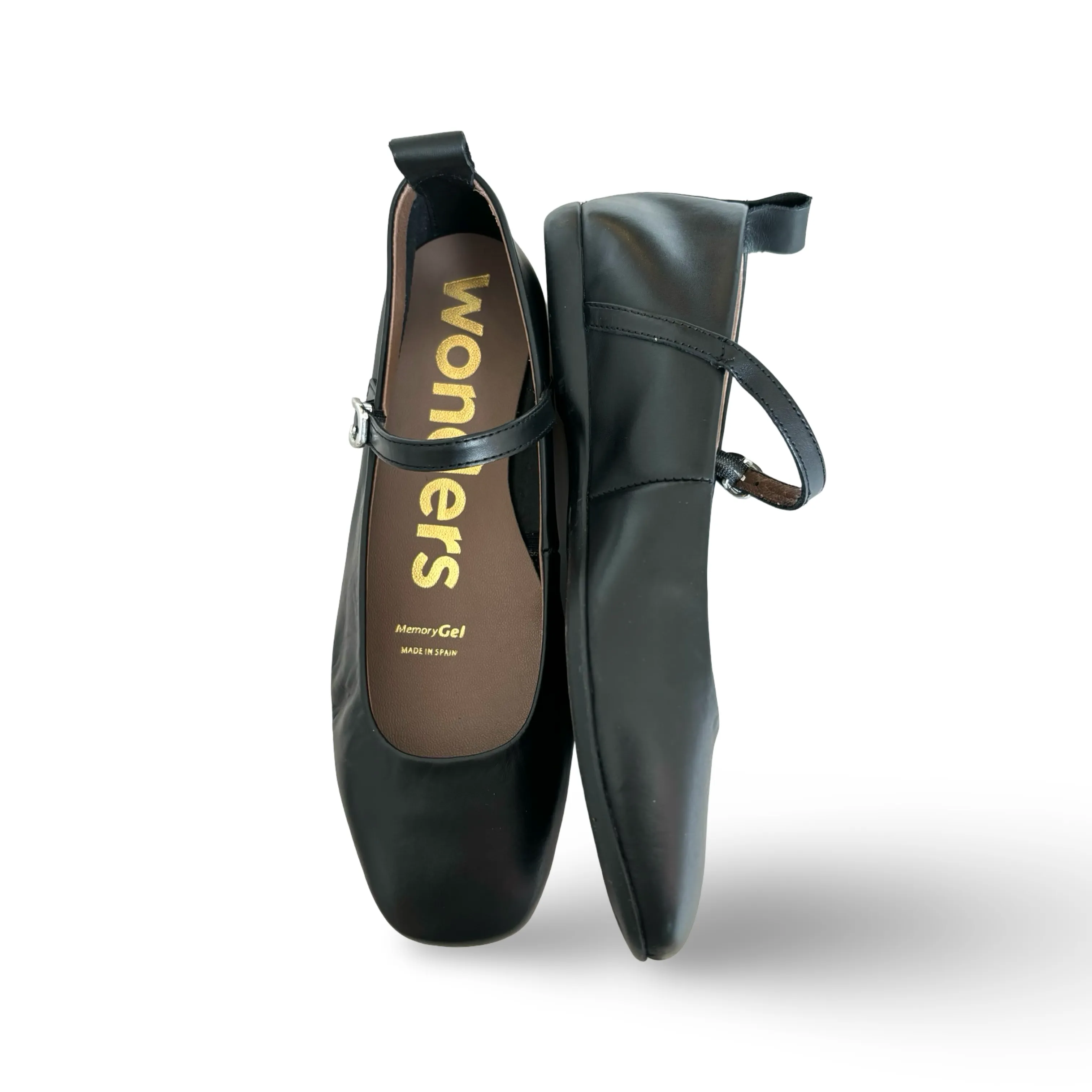 A86101 Black Maryjane Ballet Flat