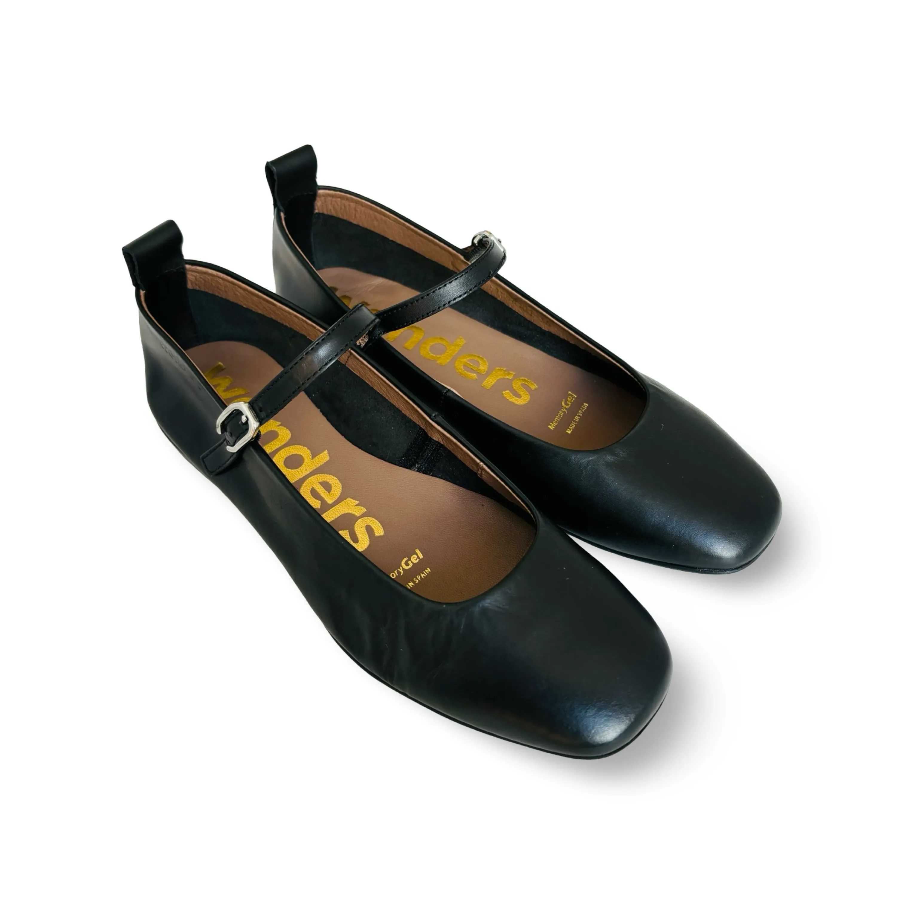 A86101 Black Maryjane Ballet Flat