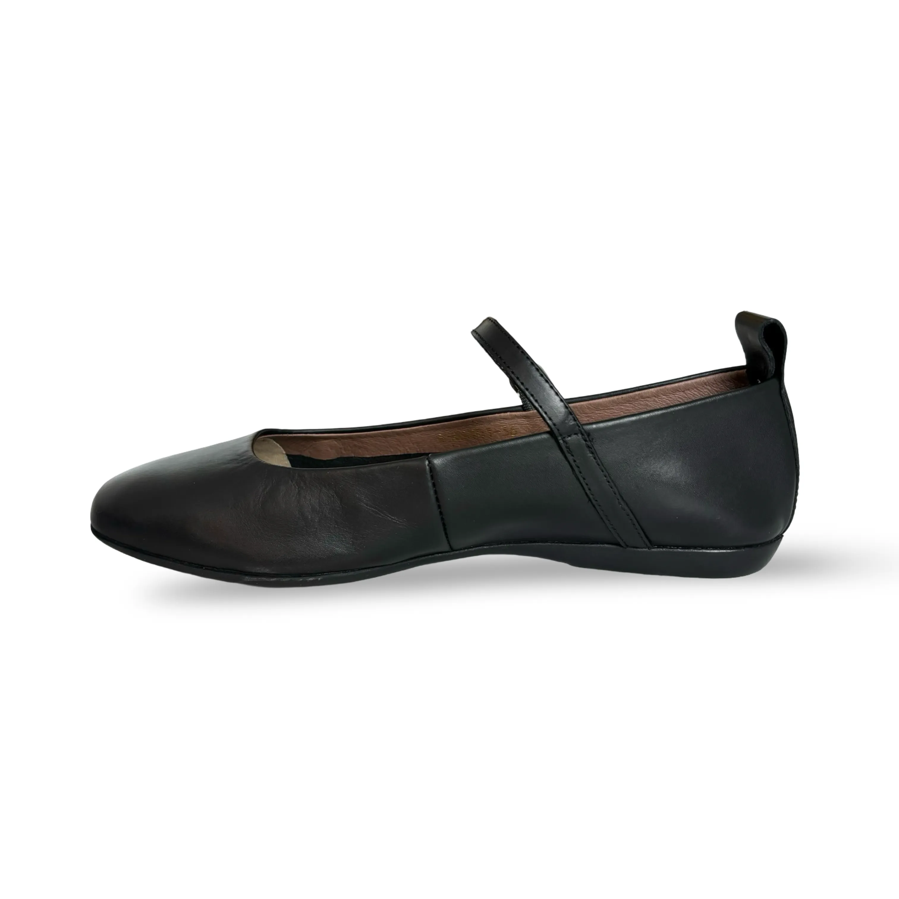 A86101 Black Maryjane Ballet Flat