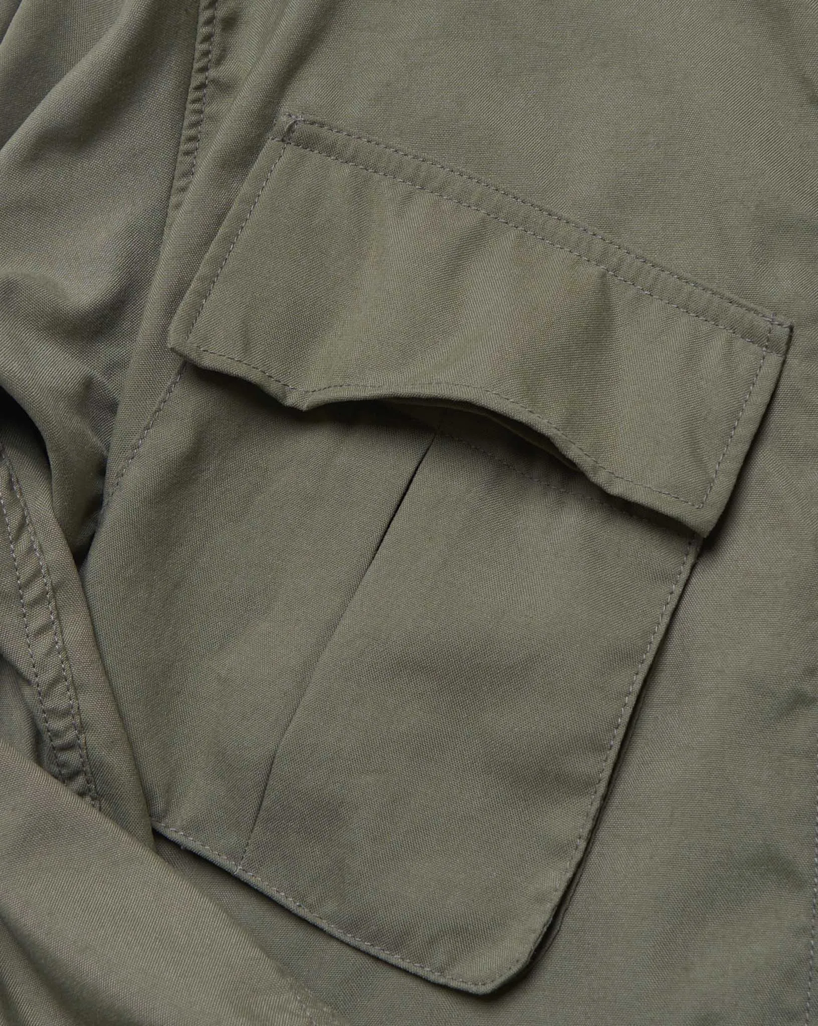 Addict Clothes ACVM Nylon Fatigue Jacket - Army Green