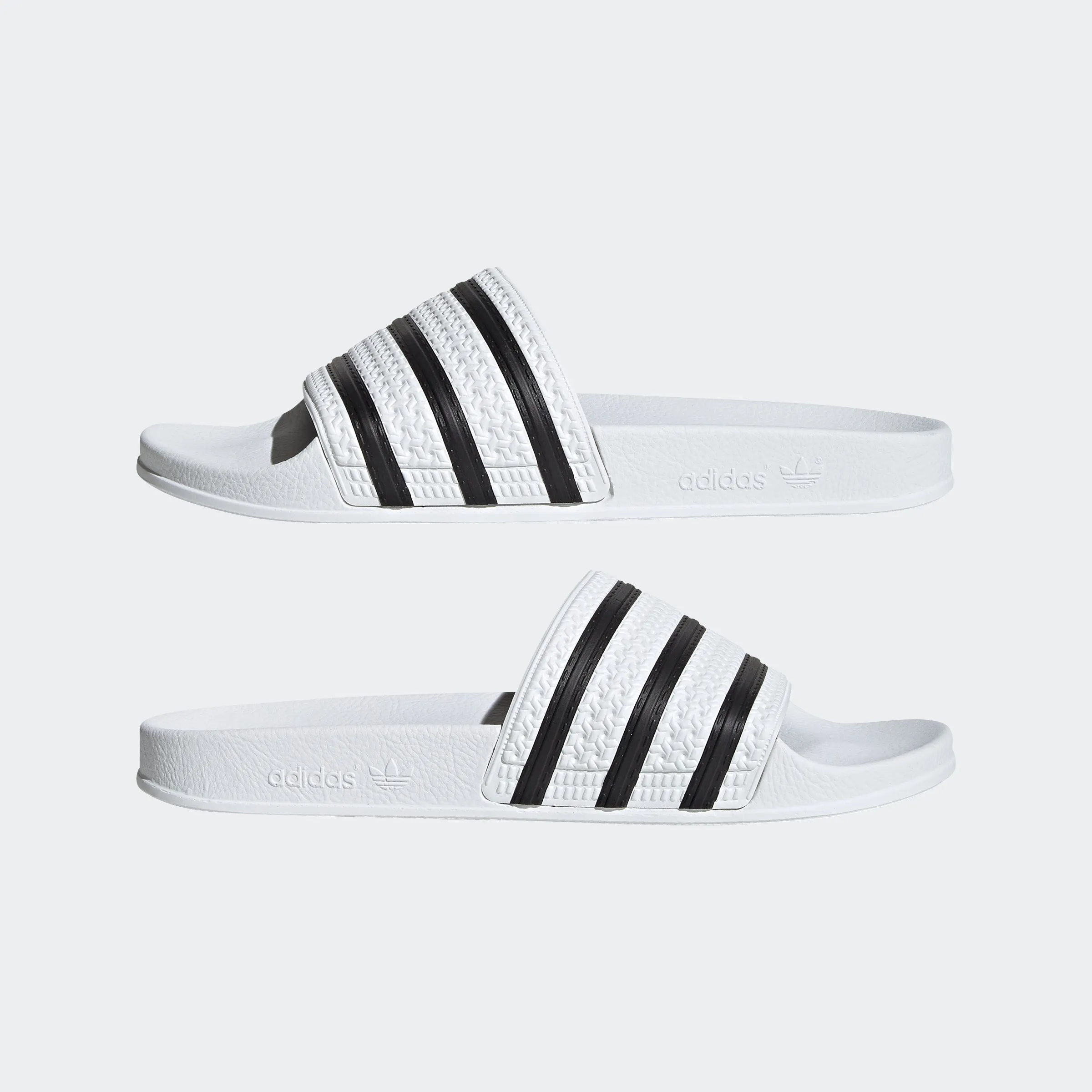 Adidas Adilette White Slides