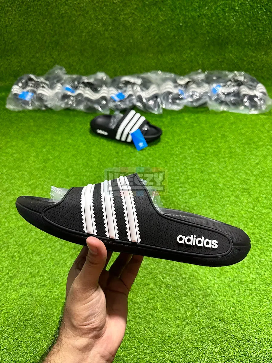 Adidas Stripes Slides (Blk) (Super Comfortable)