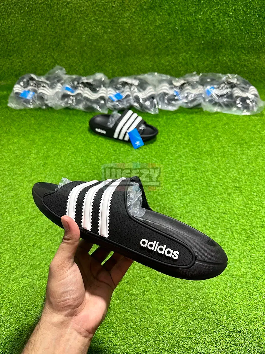 Adidas Stripes Slides (Blk) (Super Comfortable)