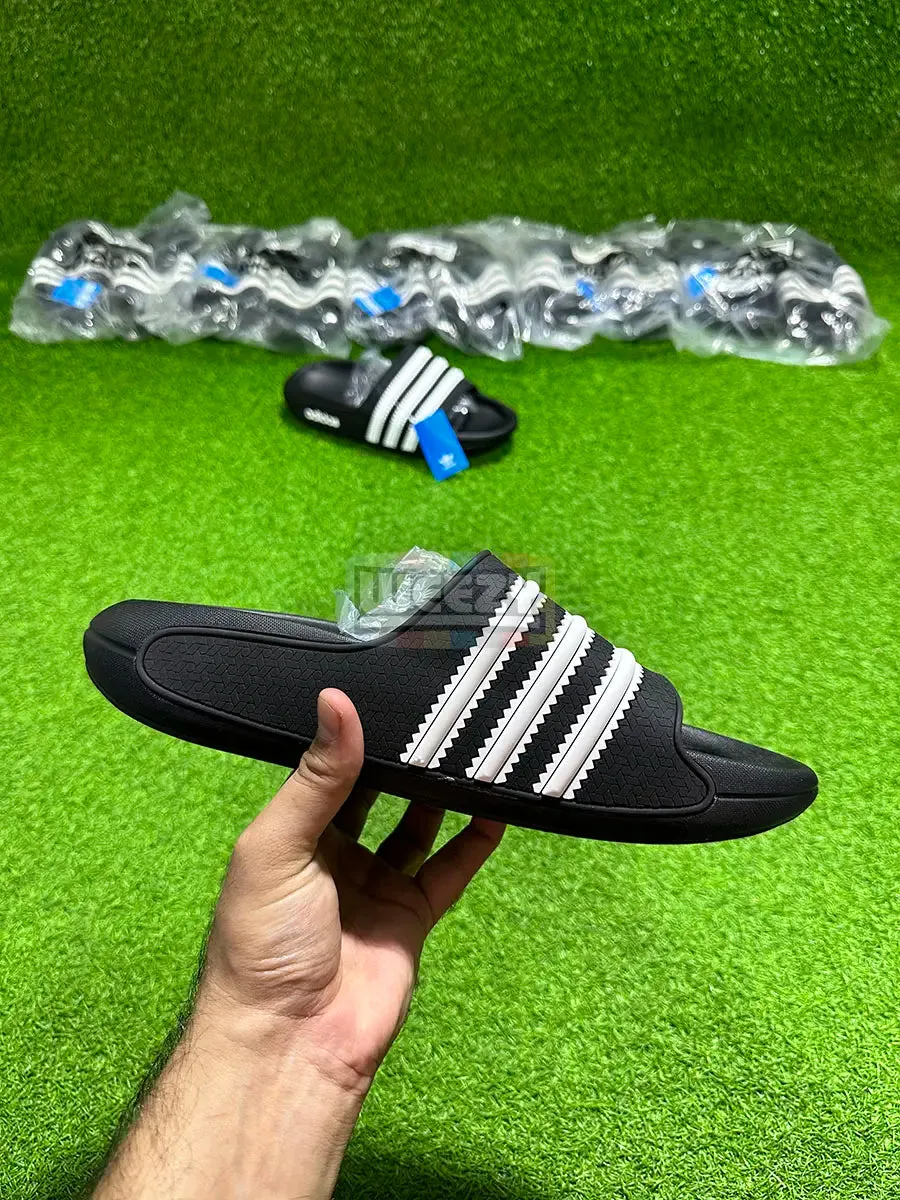 Adidas Stripes Slides (Blk) (Super Comfortable)