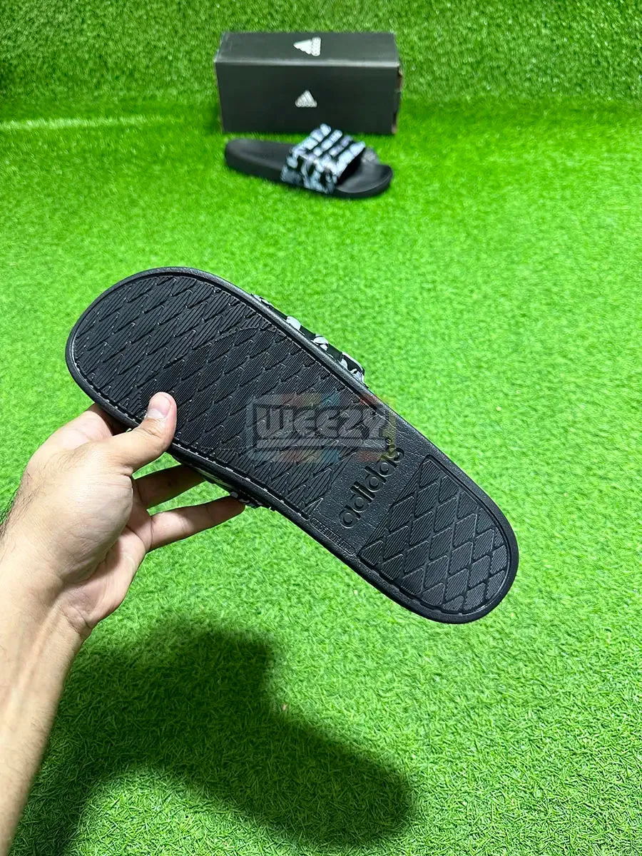 Adidas Stripes Slides (Camo Grey) (Extra Soft)