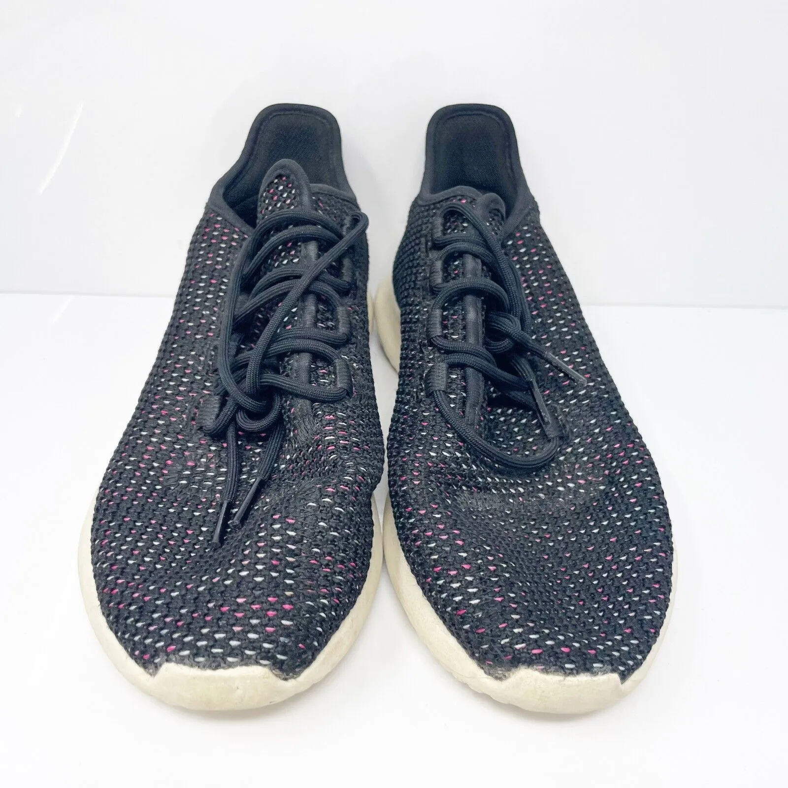 Adidas Womens Tubular Shadow CK AQ0886 Black Running Shoes Sneakers Size 9