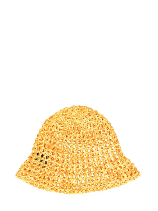 Agr   Crochet raffia bucket hat 