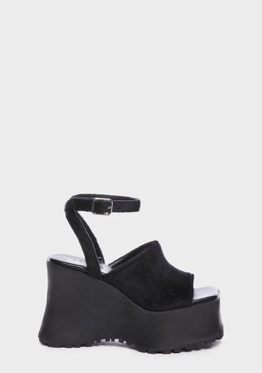 Ahead Of The Game Platform Sandals-