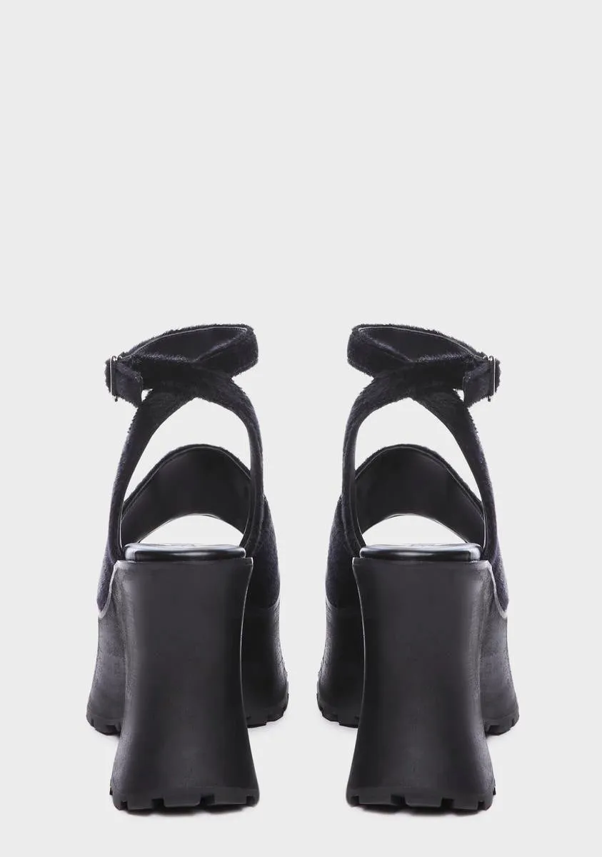 Ahead Of The Game Platform Sandals-