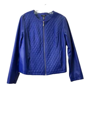 Alfani Blue Moto Jacket Size L