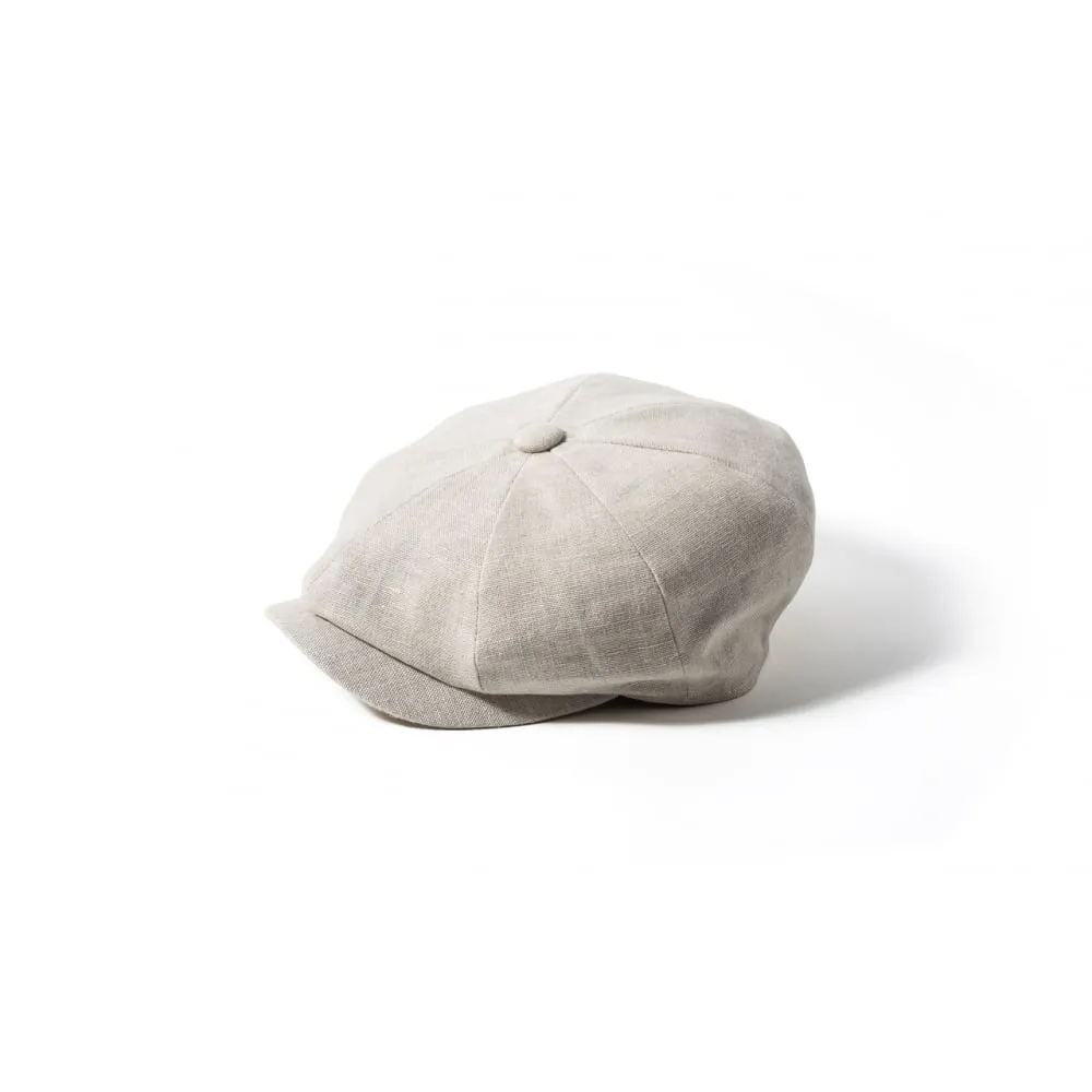 Alfie Hat in Natural Irish Linen