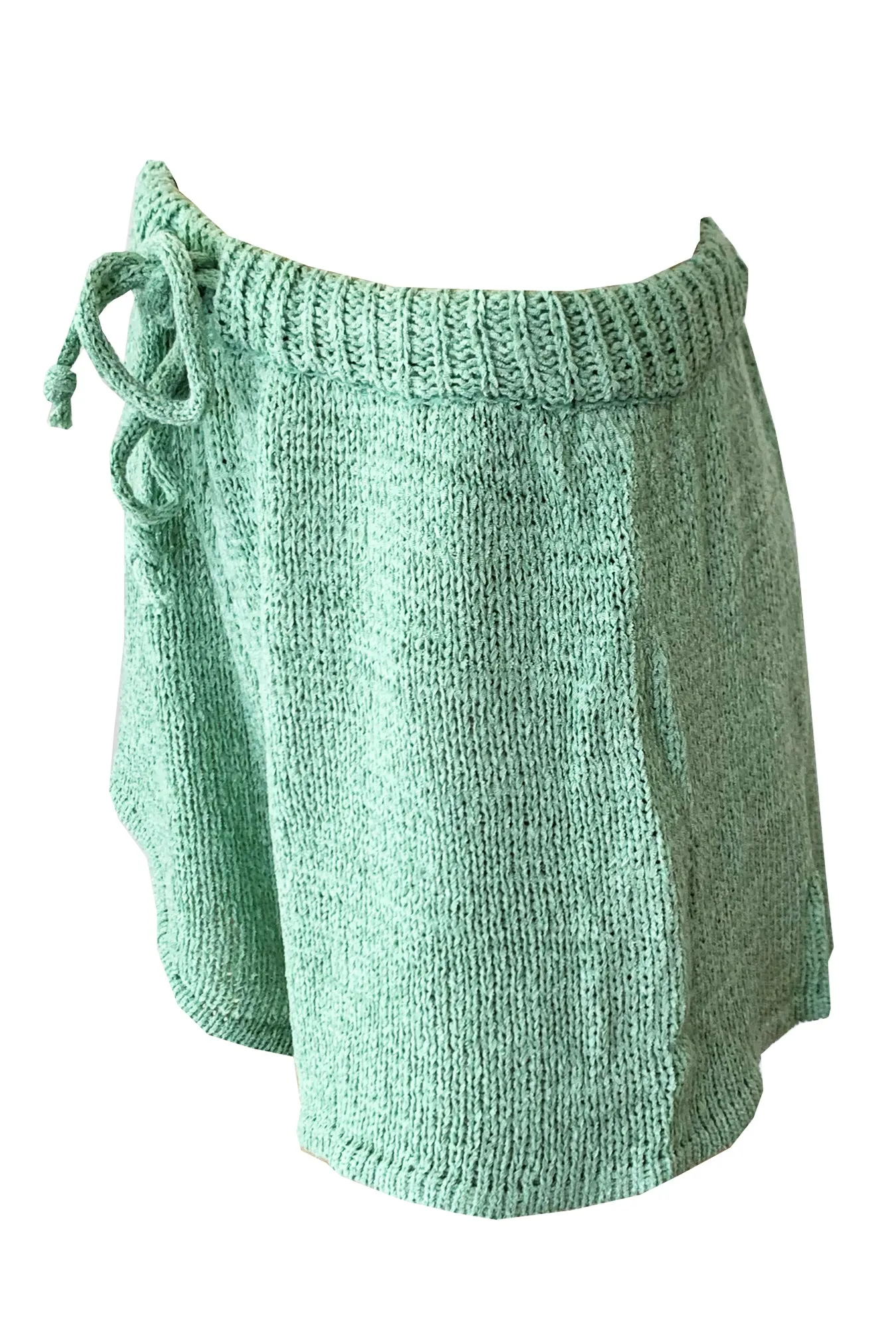 Amber Knit Shorts - Sage