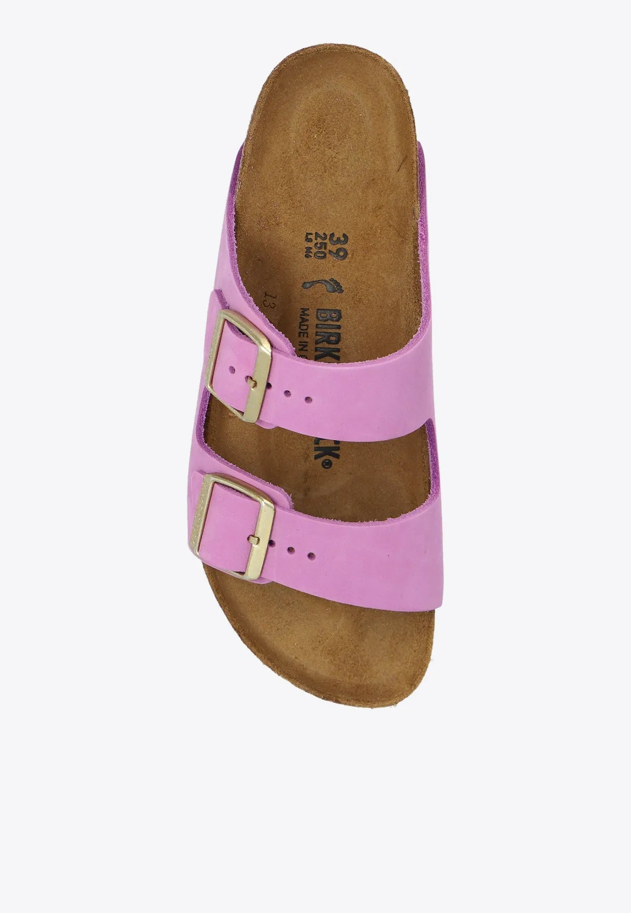 Arizona Two-Strap Leather Slides