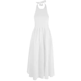 Halterneck Ash Sleeveless Dress