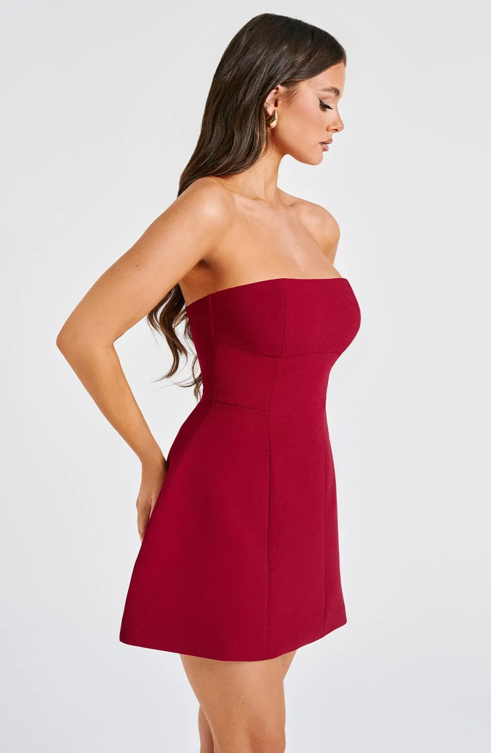 Mini Dress in Wine by Asha