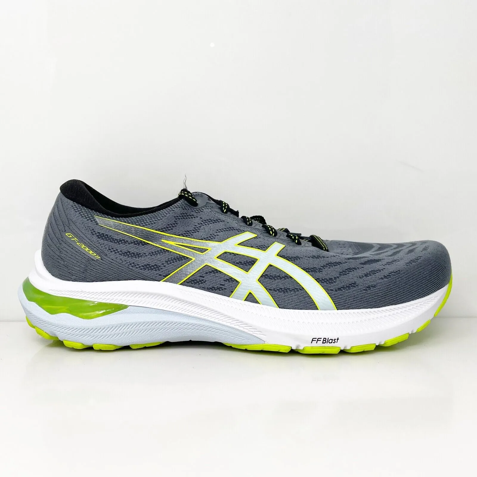 Asics Mens GT 2000 11 1011B441 Gray Running Shoes Sneakers Size 9.5