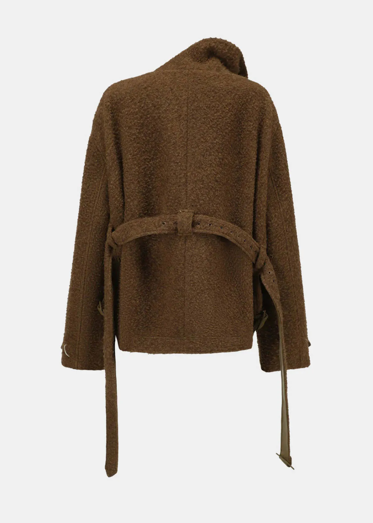 Asymmetric Jacket - Brown