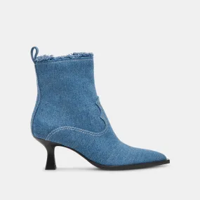 AUSTIN Blue Denim Style Boots