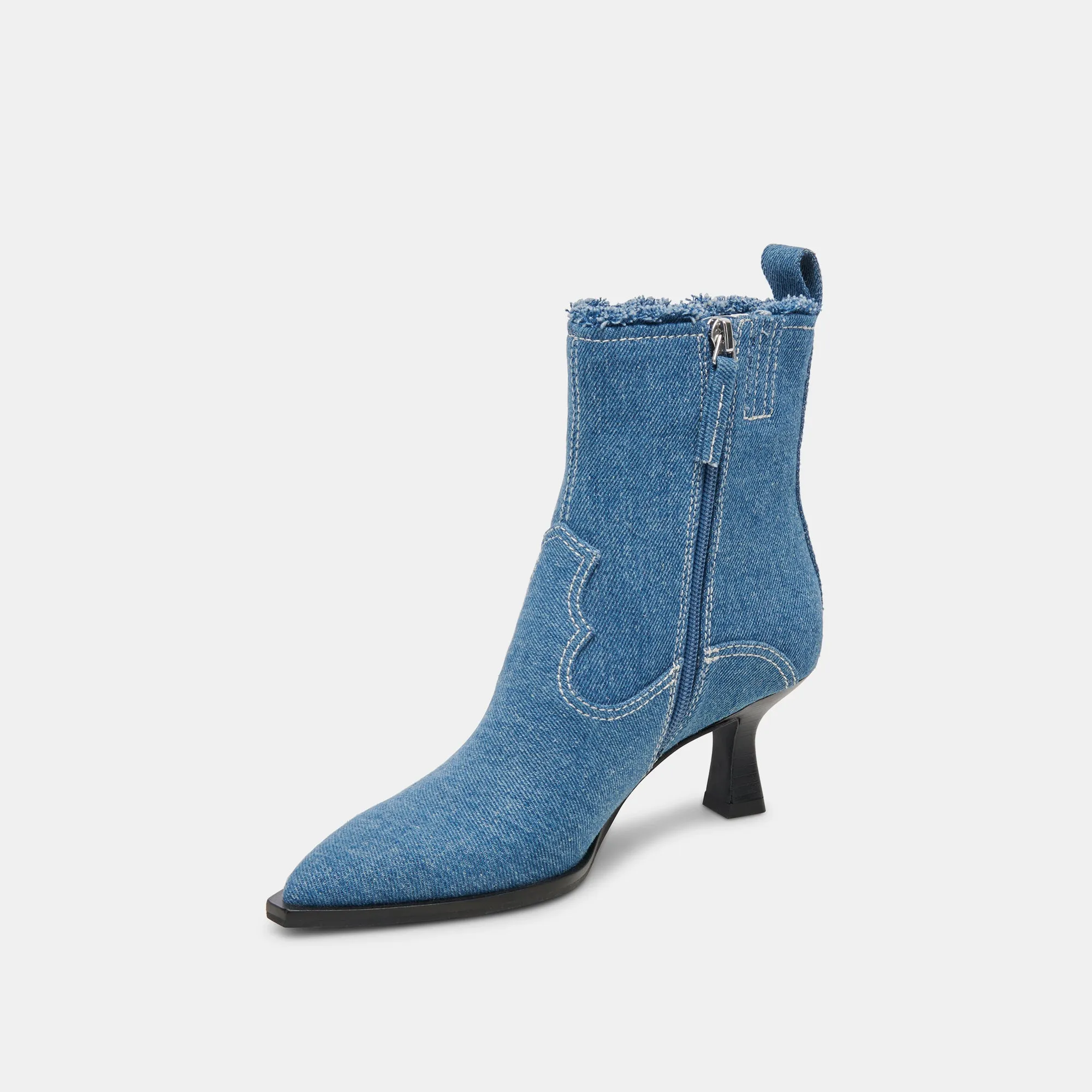 AUSTIN Blue Denim Style Boots