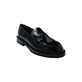 B9104 Black Flat Moccasin