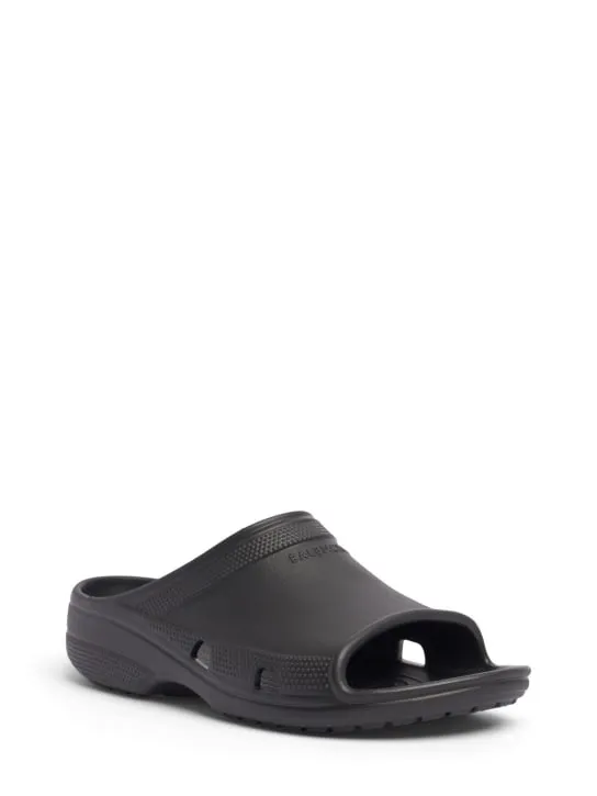 Balenciaga   Crocs rubber pool slides 