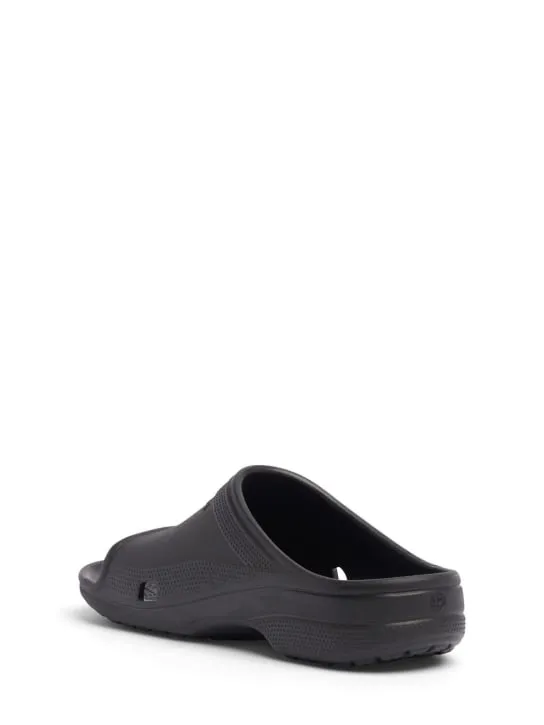 Balenciaga   Crocs rubber pool slides 