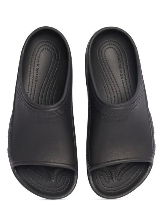 Balenciaga   Crocs rubber pool slides 