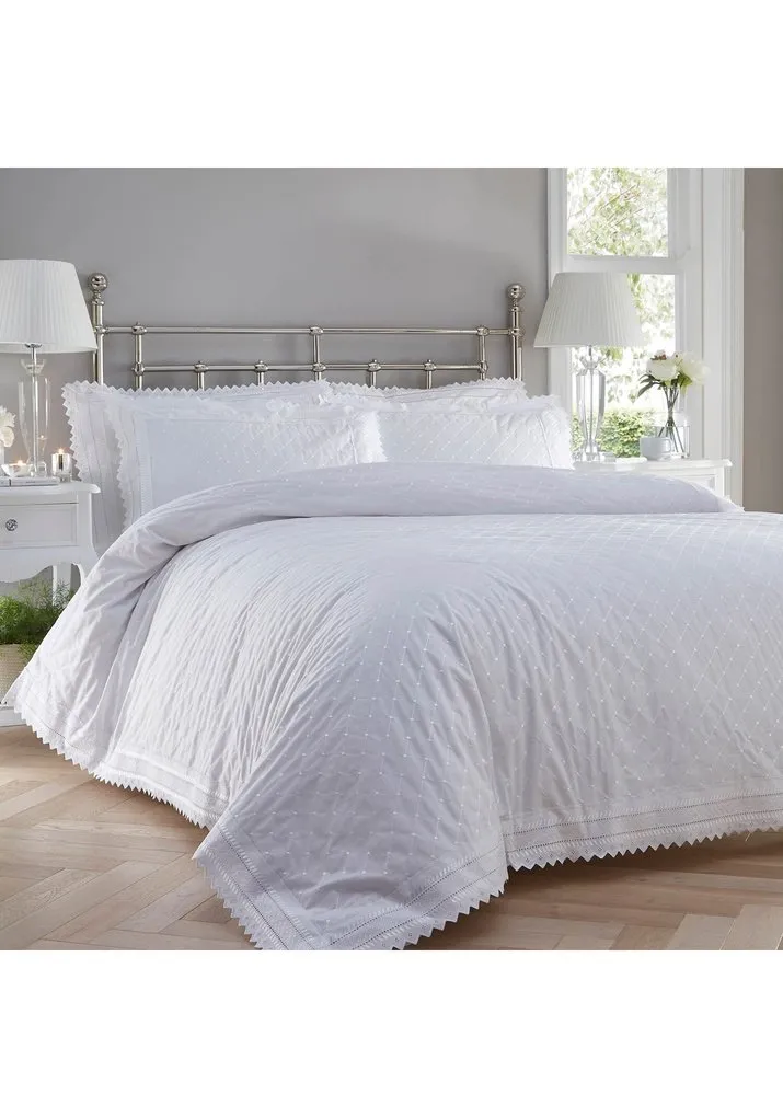 Balmoral White Duvet Set - Best Price & Free Shipping!