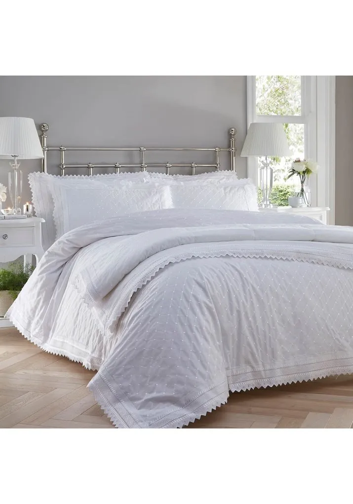 Balmoral White Duvet Set - Best Price & Free Shipping!