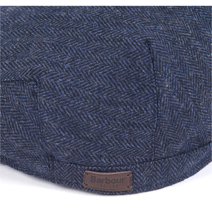 Barbour Barlow Wool Mix Flat Cap MHA0483NY15 Navy