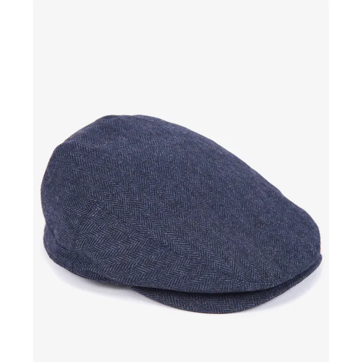 Barbour Barlow Wool Mix Flat Cap MHA0483NY15 Navy