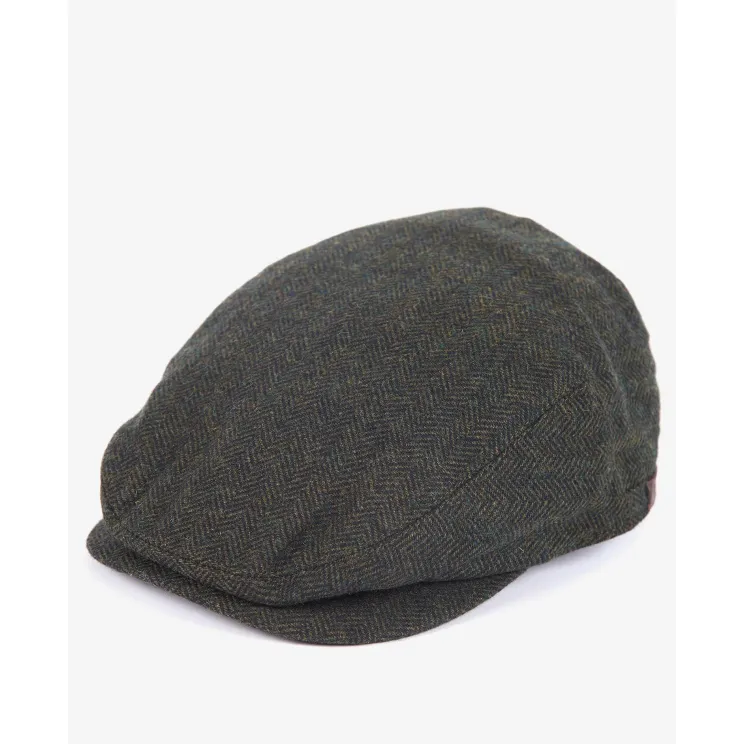 Barbour Barlow Wool Mix Flat Cap MHA0483OL11 Olive