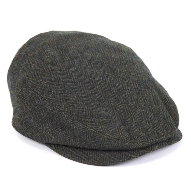 Barbour Barlow Wool Mix Flat Cap MHA0483OL11 Olive