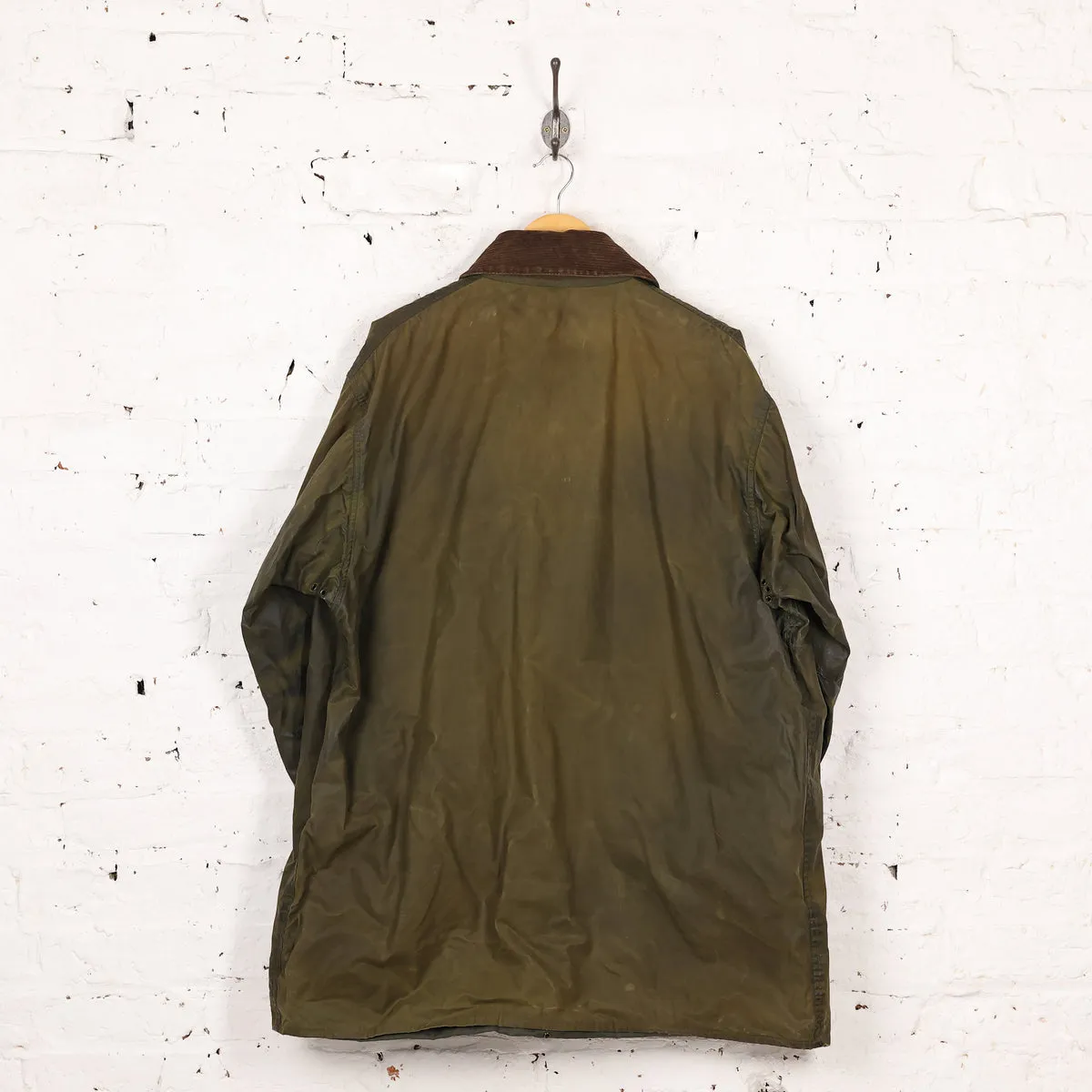 Barbour Border Wax Jacket Coat Green XXL