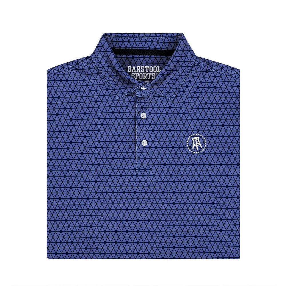 Barstool Sports Geometric Printed Polo