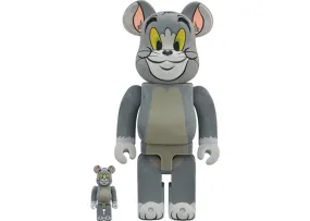 Bearbrick Tom and Jerry: Tom Flocky 100% & 400% Set