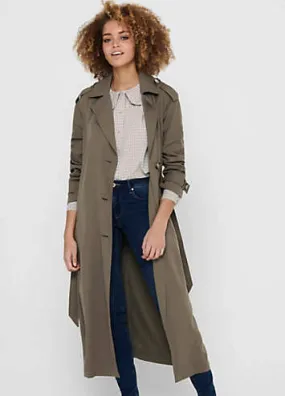 Belted Trench Coat by Only on Look Again