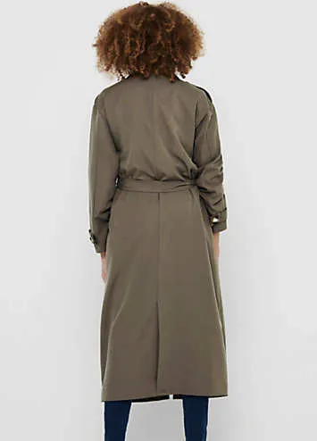 Belted Trench Coat by Only on Look Again