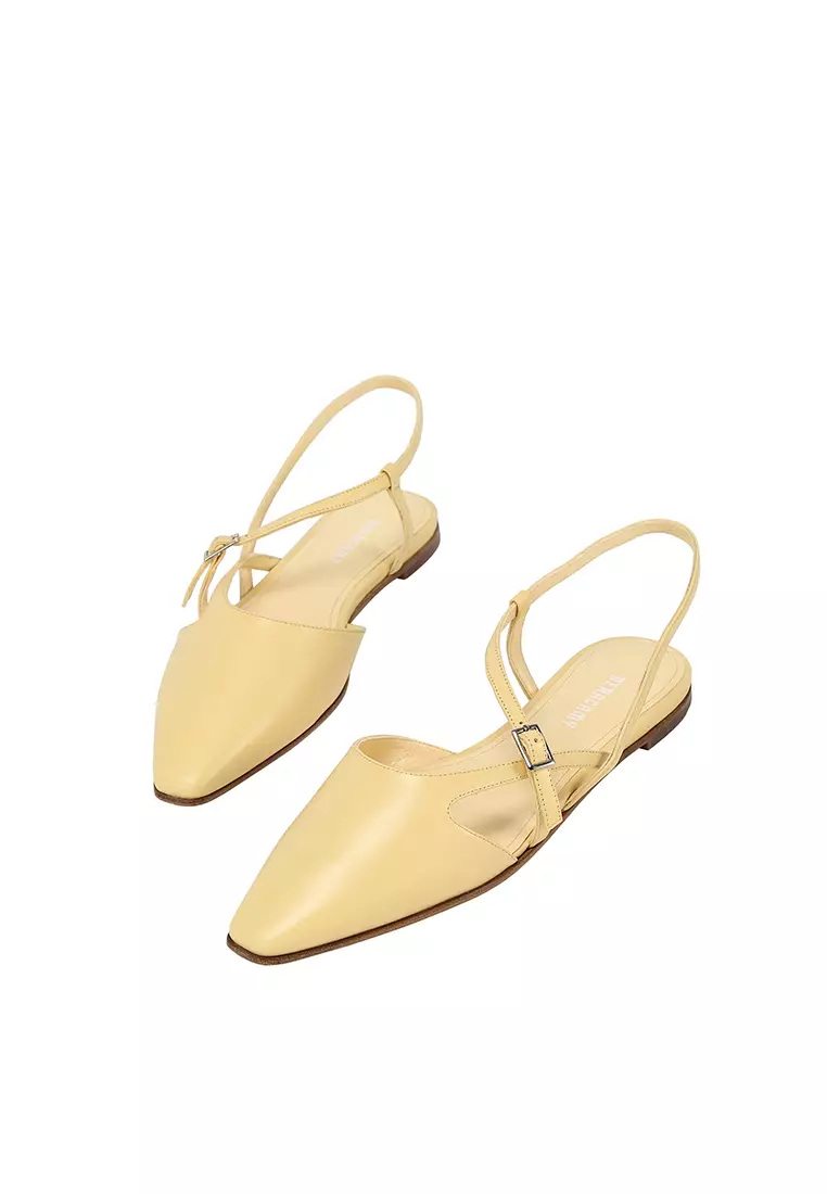 BERACAMY BERACAMY Slingback Flat - Citron